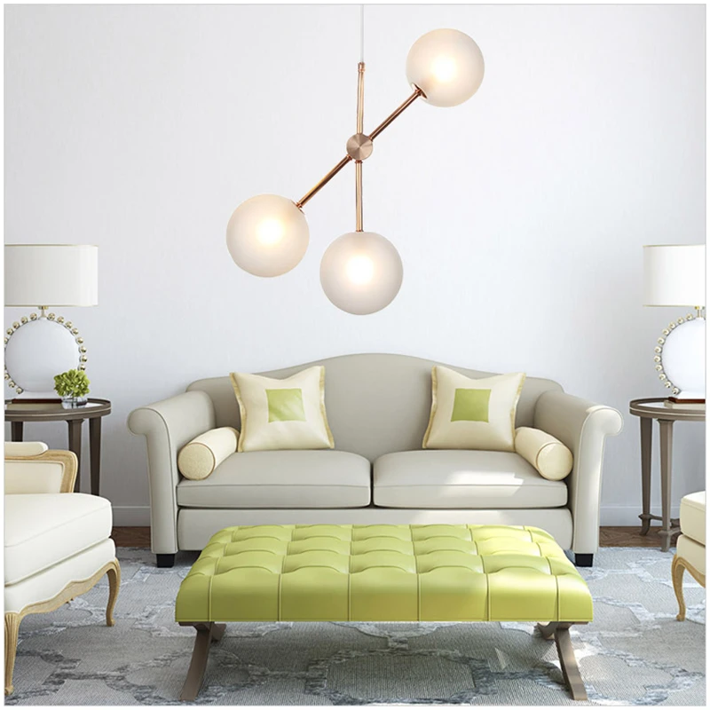 

Modern Creative Glass Pendant Lights Glass Bubbles Living room Restaurant pendant lamp Cafe Industrial Decor lighting luminaires