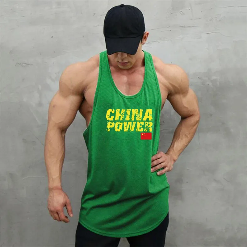 Мужская футболка с сеточкой для фитнеса тренажерного зала бодибилдинга без