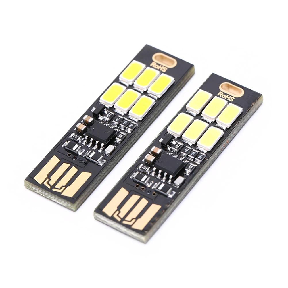 1 шт. для портативного компьютера ноутбука USB 6 Светодиодная лампа Мини карманная