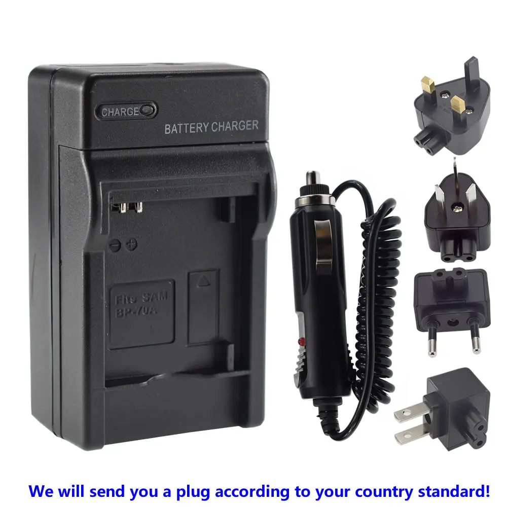 BP-70A Battery + Charger for Samsung SL50 SL600 SL605 SL630 TL105 TL110 TL205 WB30F WB31F WB32F WB35F WB50F WB51F WB52F WP10 | Электроника