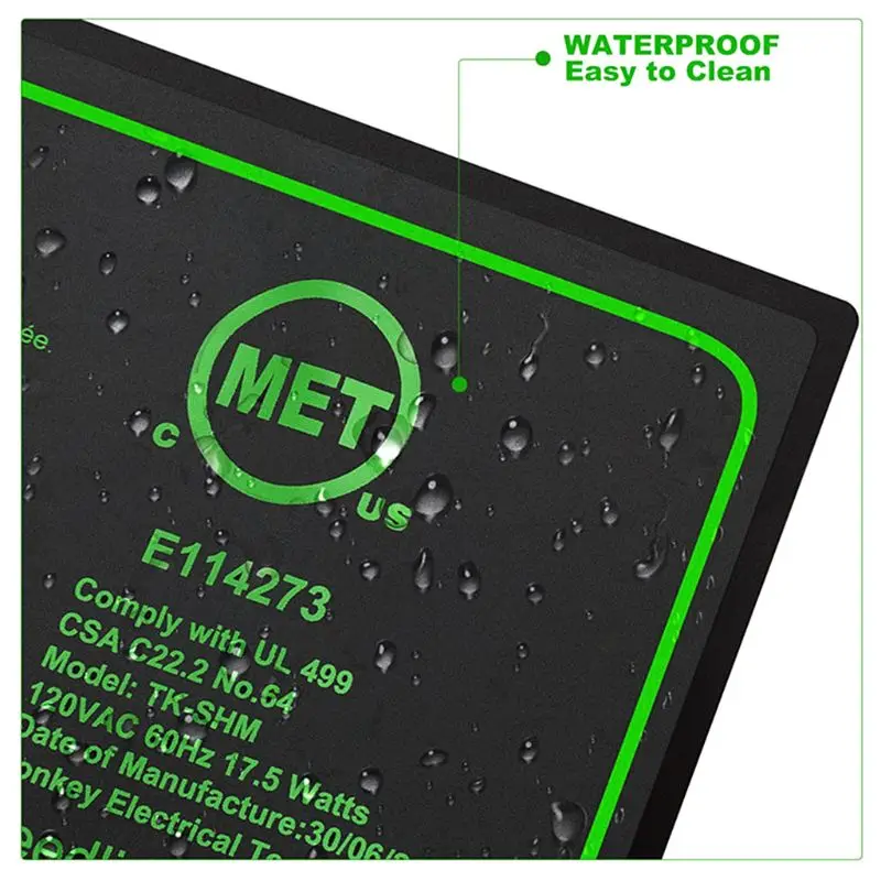 Инкубатор для рассады растений рептилии домашних животных грелки с вилкой