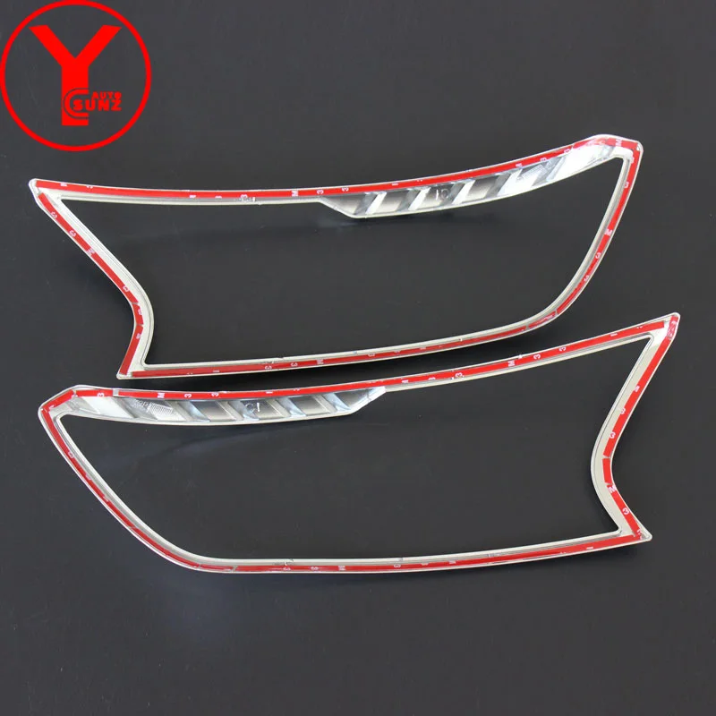 YCSUNZ ABS Чехлы для фар хромированная крышка головного света автомобильные запчасти