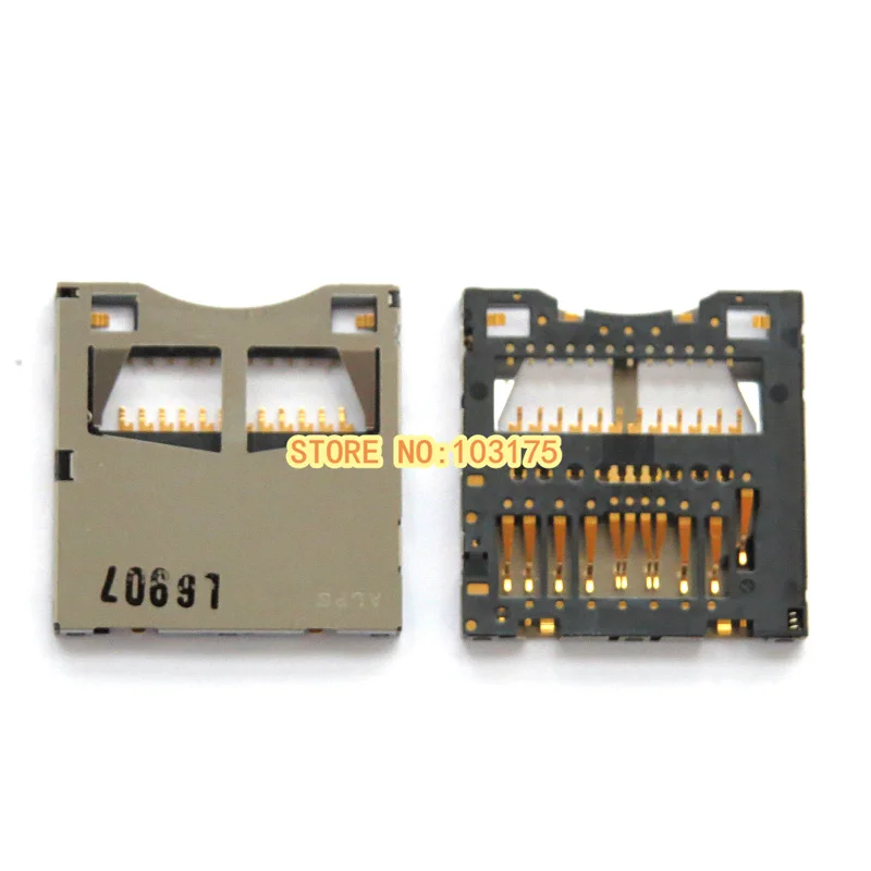 New SD Memory Card Slot Holder assembly for Panasonic LX2 LX3 LX4 LX5 MDH1 GM1GK FH8 FZ18 Camera Repair Part | Электроника