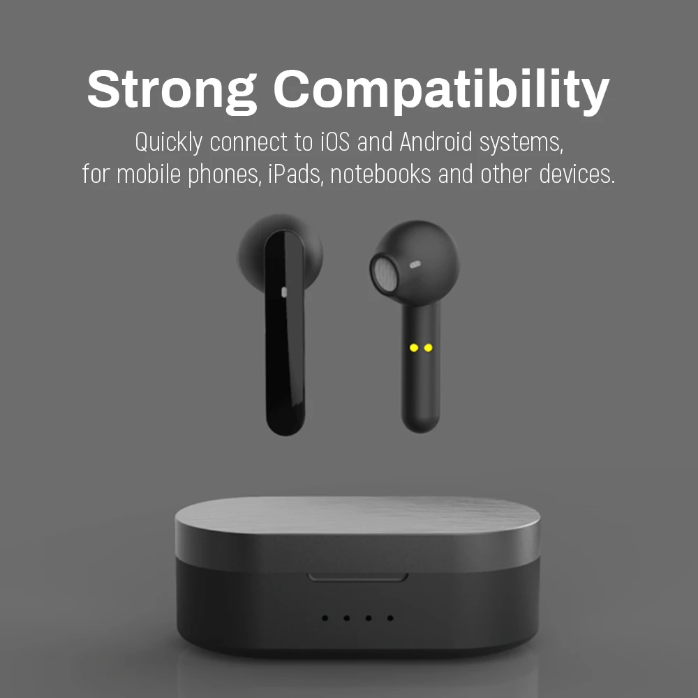 Bluetooth наушники 5 0 Беспроводные спортивные вкладыши стереонаушники со встроенным