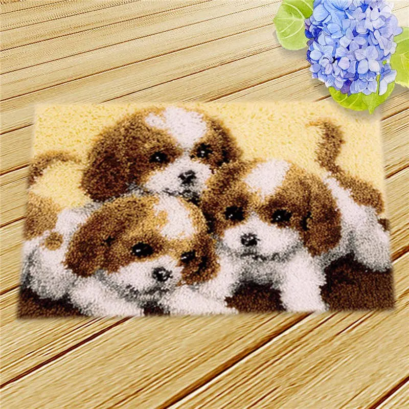 Восхитительные котики Насекомых защёлки Наборы милый ковер для собак Набор