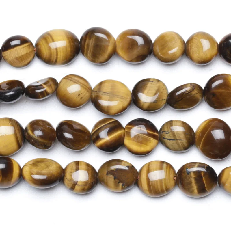 

Fashion natural Jewelry 6x8/8x10mm Amorphous Yellow Tiger Eye Loose Beads for DIY Jewelry Making Bracelet Necklace Accessories