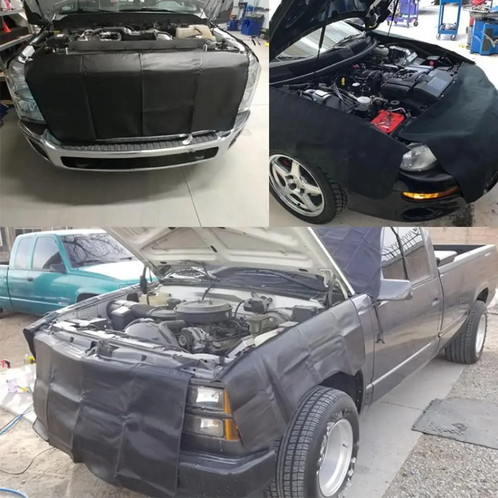 

Передняя крышка автомобиля защитная накладка Авто Ремонт крыла против царапин защитный коврик грязеотталкивающая ткань X7G1