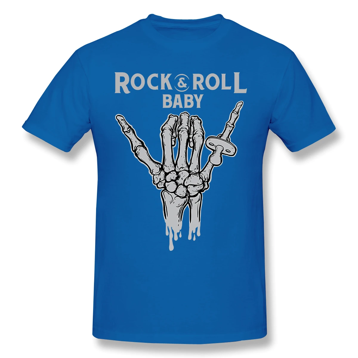 

Rock And Roll Baby,skull Tshirt man T Shirt Woman