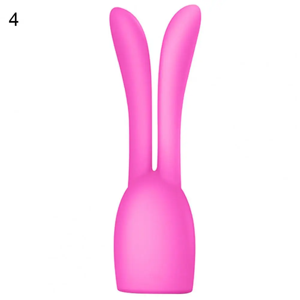 Соло Вибратор Рукава массажер крышка заячьи ушки дизайн силиконовый G-Spot