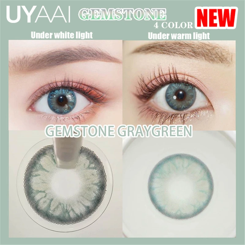 gem seriers 2pcs colored contact lenses eye year toss soft contact lenses color natural looking contact lens for eyes bio essenc free global shipping