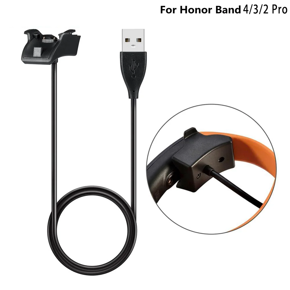 Универсальное зарядное устройство для смарт часов Huawei Honor Band 4 с usb кабелем
