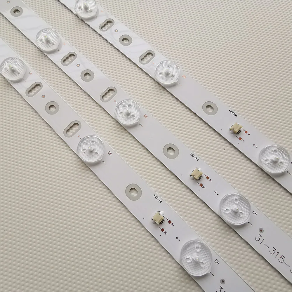 6 шт. = 2 комплекта светодиодный индикатор подсветки LE32F50 LE32F33 3S3205D L32D31S LE32D51A