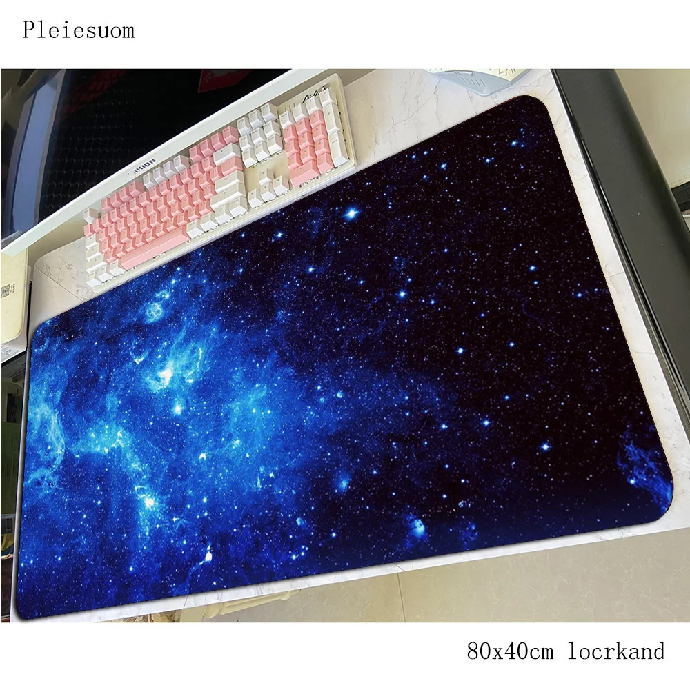 Вселенная коврик для игровой мыши симпатичный 800x400 мм большая милая Ноутбук