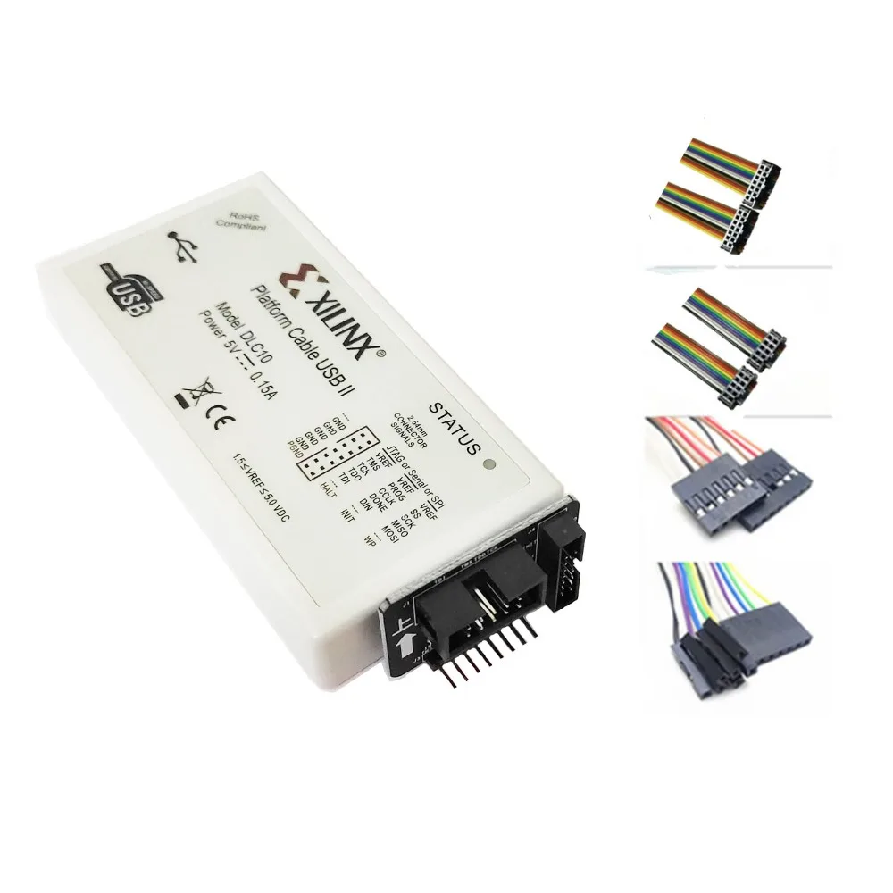 Обновленная версия DLC10 Xilinx платформенный кабель USB кабель для загрузки Jtag программист для FPGA CPLD CY7C68013A Замена DLC9LP