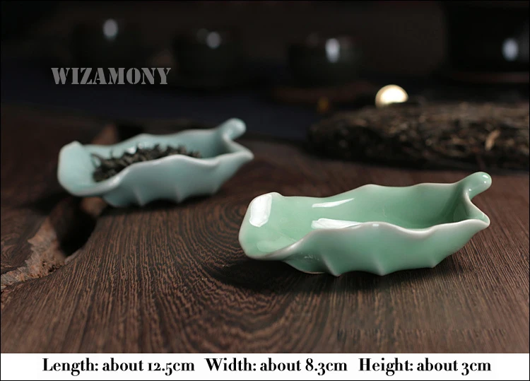 1 шт. WIZAMONY Longquan Celadon чайный держатель аксессуары для чая китайский фарфор 2 цвета