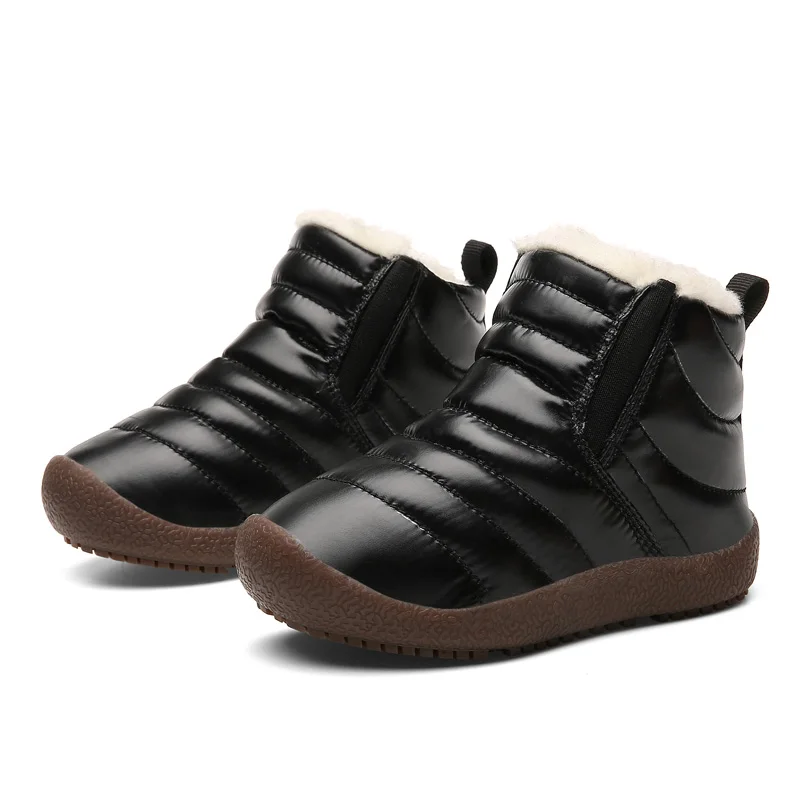 Зимние ботинки детские зимние плюшевые ботильоны с высоким берцем