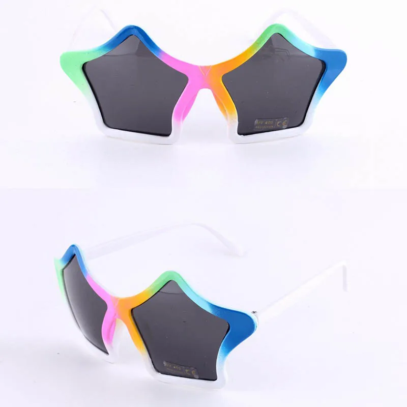colours Zyomy UV400 Gafas для мальчиков, детские солнцезащитные очки, аксессуары для вечеринок, для девочек, оправа звезды, Oculos de sol, пластиковые детские очки, брендовые дизайнерские - Цвет линз: colours