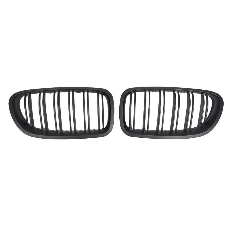 Dull Matte Black Front Kidney Sport Grille For BMW 5 Series F10 F11 F18 M5 2010-2015 Dual Bar Auto Replacement Grill | Автомобили и