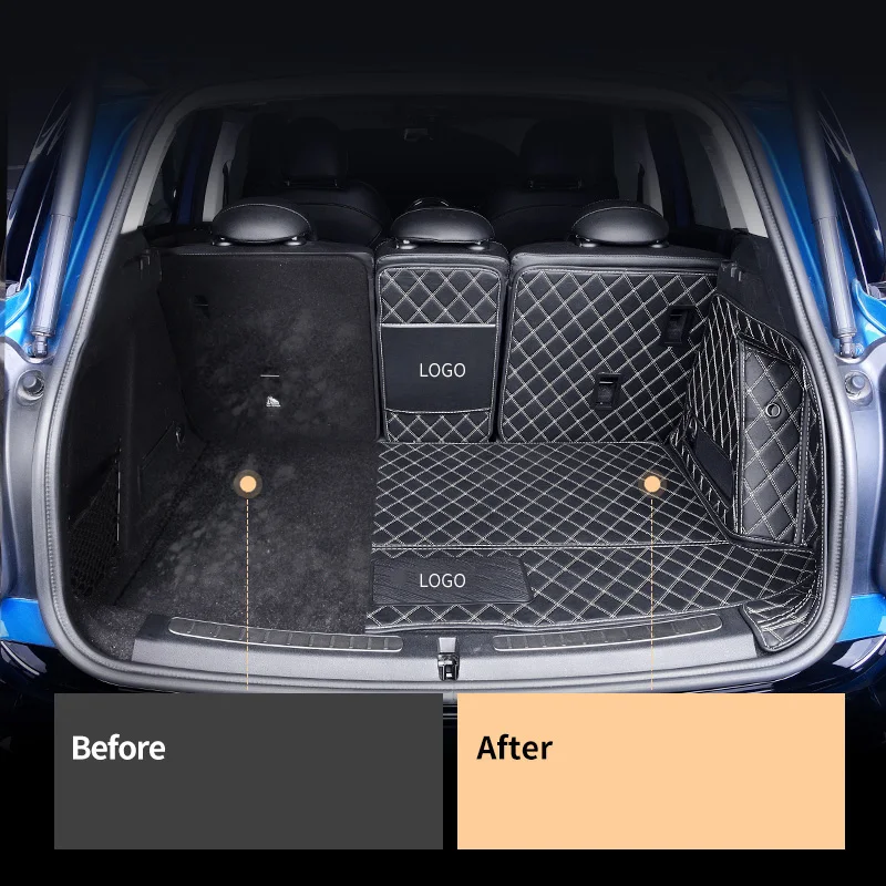 Коврик для багажника автомобиля BMW MINI ONE Cooper R56 R55 F54 F55 F56F60 R60 кожаный коврик