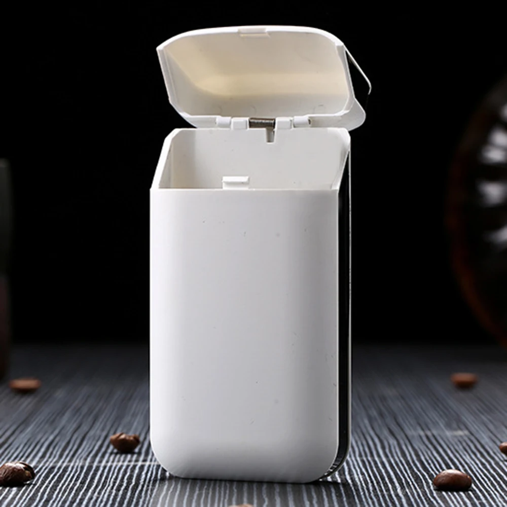 Новый черный и белый металлический креативный Автоматический чехол для сигарет