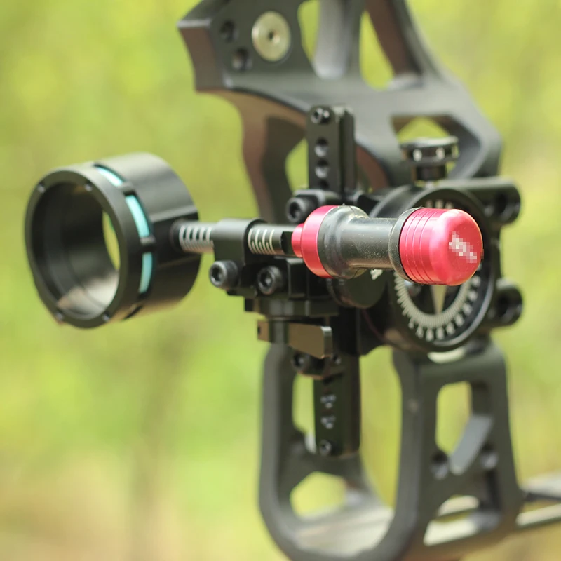 

Straight Pull Recurve Competitive Bow Sight Head Shock Absorption Bow And Arrow Sight Sight Sound-Absorbing Archery Sight Sight
