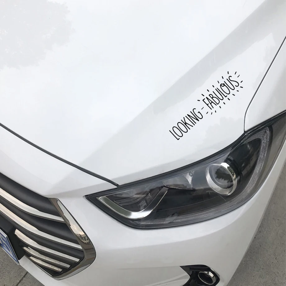 Сказочные автомобильные аксессуары с мультяшным изображением внешняя Виниловая