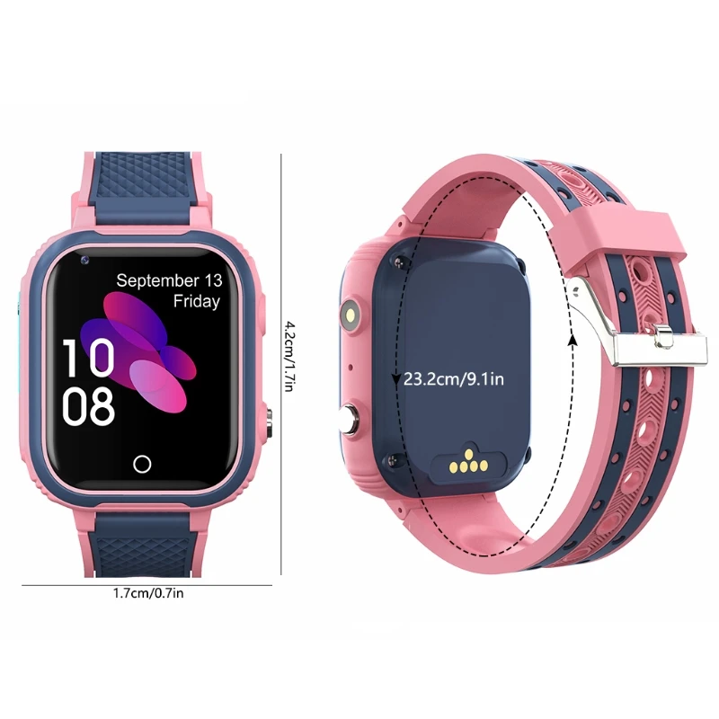 

Kids Waterproof Phone LT21 4G Smartwatch Anti-lost Safe GPS Tracker SOS Call K5DB