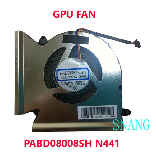 FOR   Laptop GPU Fan For MSI GE66 GP66 GL66 E330401690MC200K PABD08008SH N441 VGA FAN 1.0A 5VDC