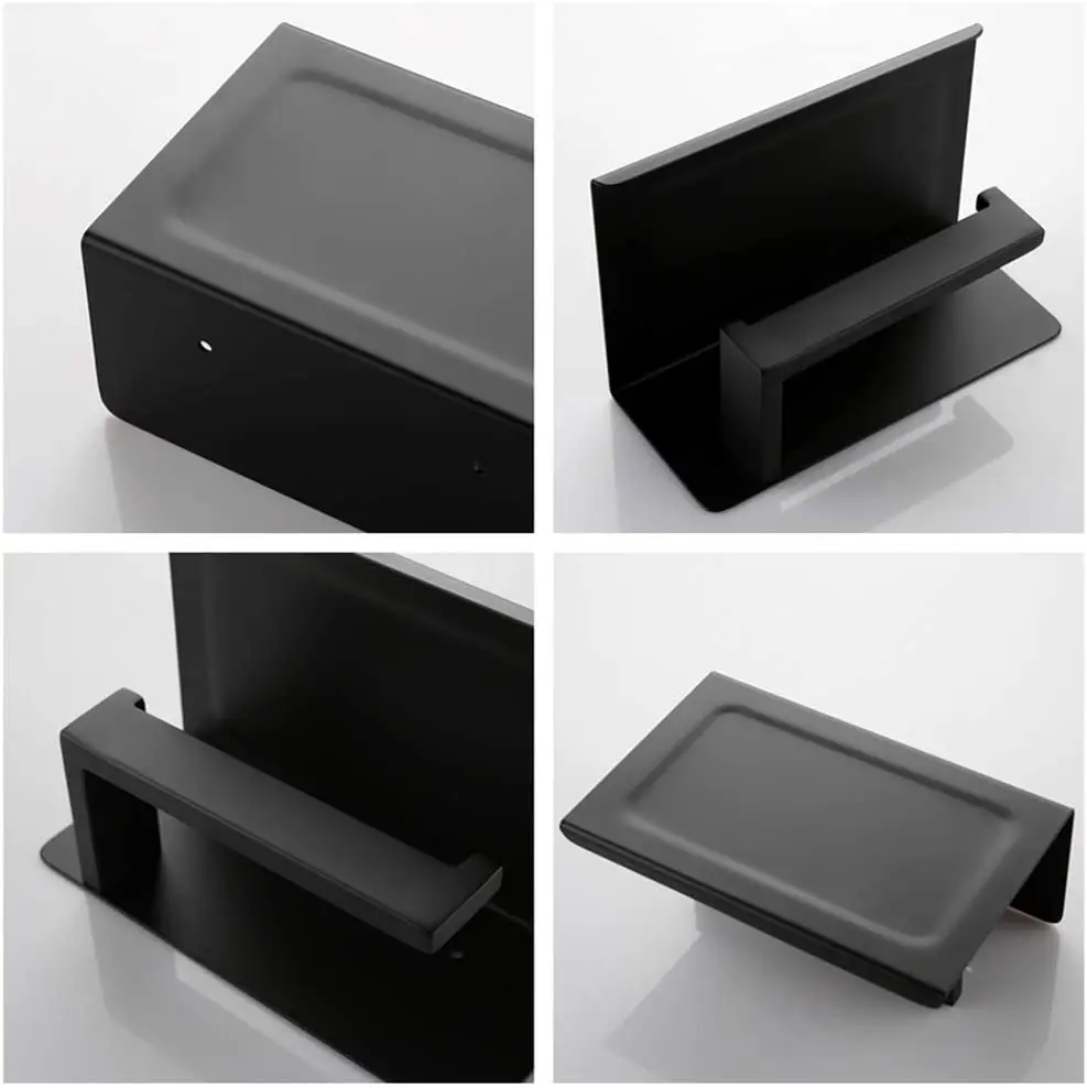 taicute fashion toilet paper holder with shelf stainless steel tissue paper roll hanger wall mount wc bathroom accessories free global shipping