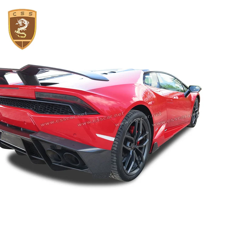 

LP580 LP610 Carbon fiber Front bumper Rear bumper Rear spoiler Side Skirt For Lamborghini LP580 LP610 M Style Car styling