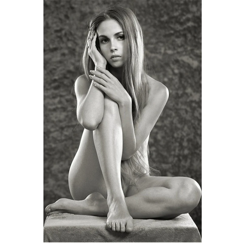 Полностью 5D алмазная картина Обнаженная девушка боди арт комическая фотография