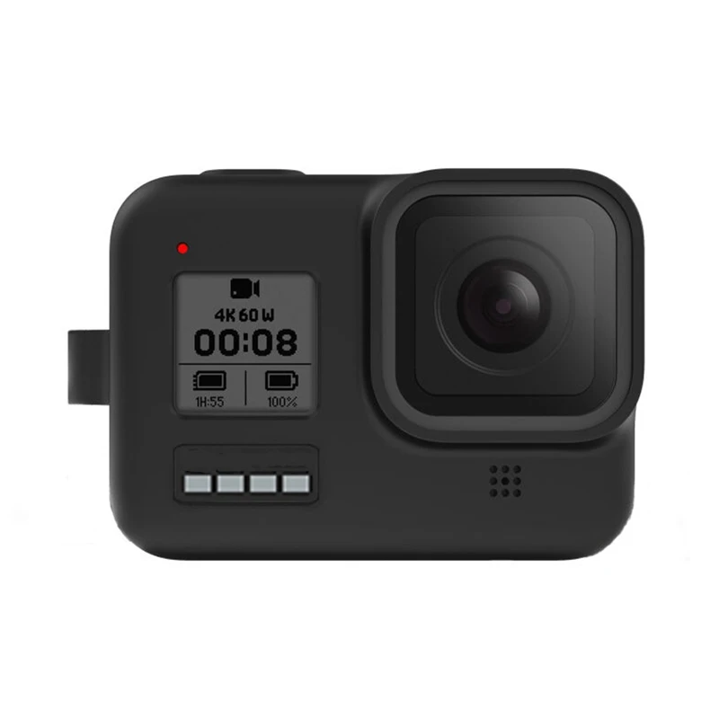 Для GoPro Hero 8 Black Аксессуары Анти-осенний защитный чехол силиконовый | Электроника