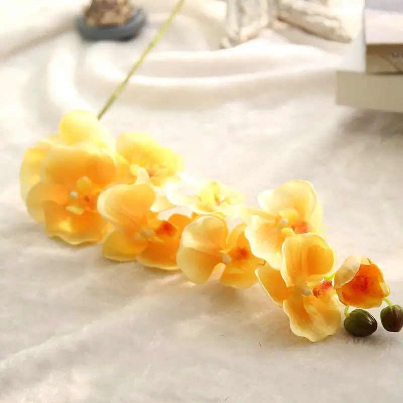 Искусственные цветы искусственные орхидеи цветок фаленопсиса декоративные для