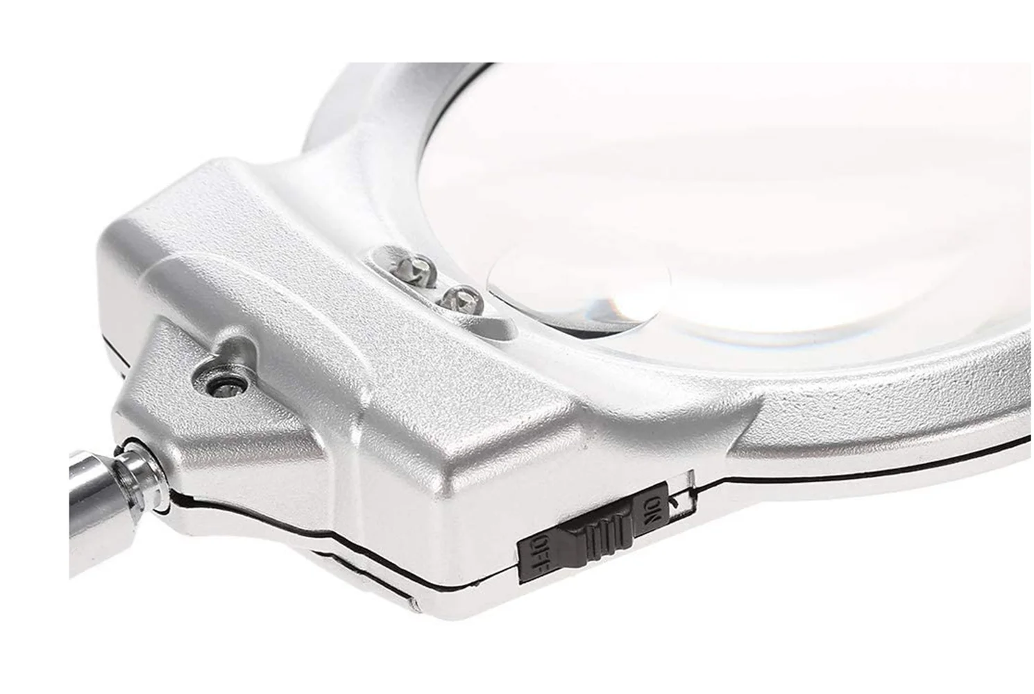 Увеличительное стекло 6X многофункциональная настольная лампа гибкая лупа