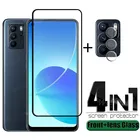 Стекло 4-в-1 для Рено 6Z для OPPO Reno 6Z закаленное стекло HD пленка полное покрытие Защита экрана для Рено 4 5 6 4Z 5Z 6Z стекло для объектива