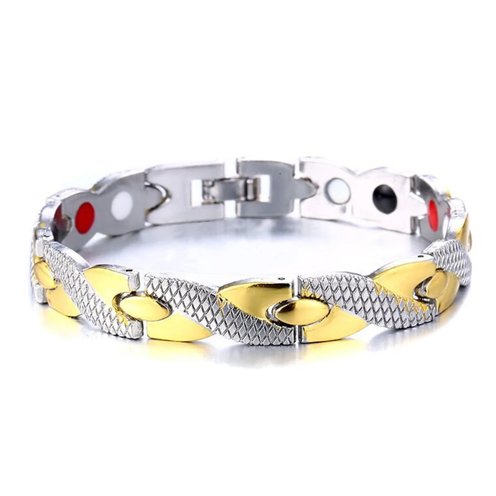 Men Women Healthy Magnetic Bracelet Titanium Steel Power Therapy Magnets Gift Fashion Jewelry Charm | Украшения и аксессуары