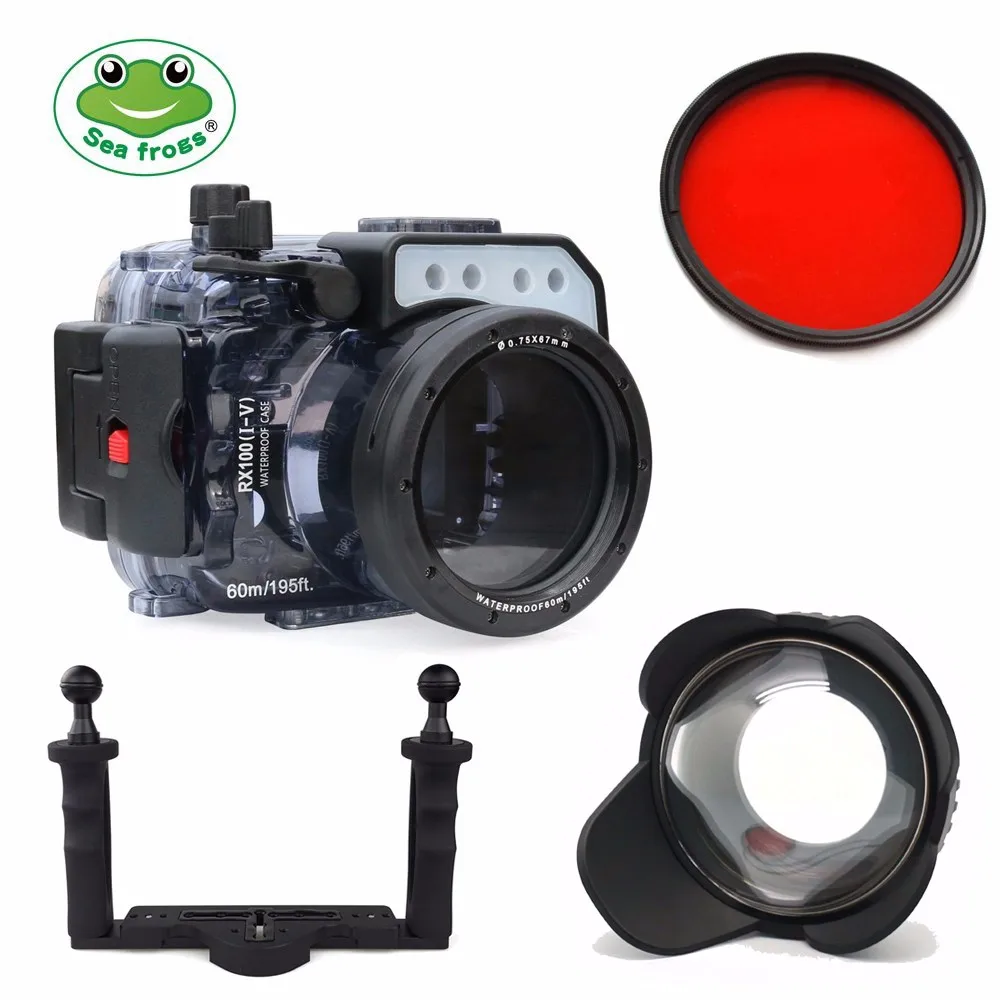 

Meikon 60M Чехол для подводной Камеры Sony RX100 I-V w/ Dome Port & Tray