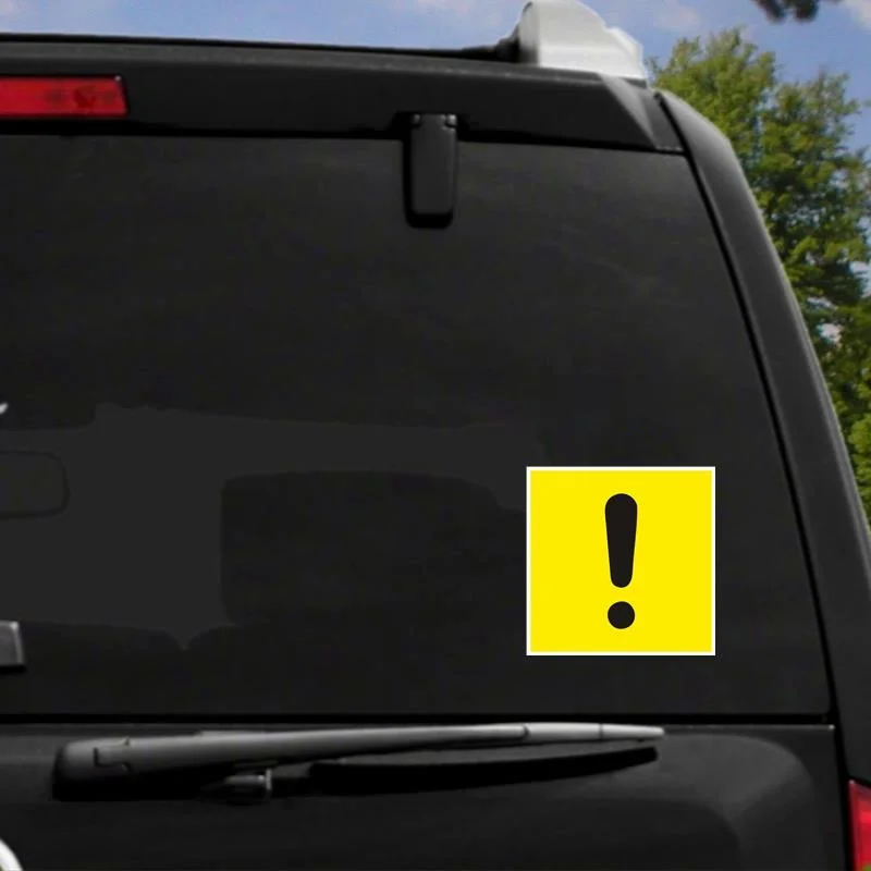 

15cmx15cm New driver warning sign Vinyl Car stickers Decals Motorcycle Accessories Car-Window Decorative Goods PVC