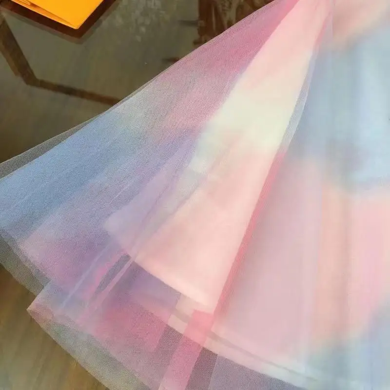 

High-end children's clothing girls summer dress 2021 new children's clothing small fragrance style princess dress
