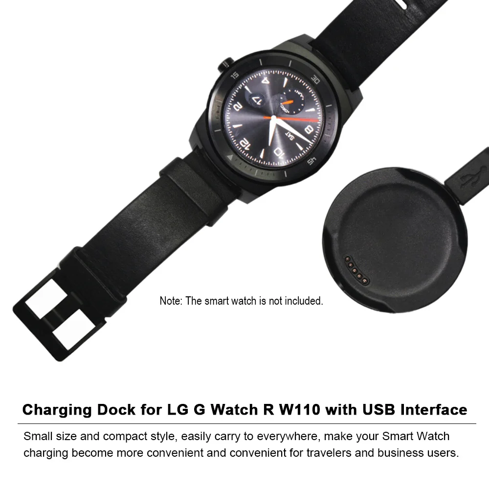Смарт часы Магнитная зарядная док станция для LG G Watch R W110 с usb интерфейсом зарядный