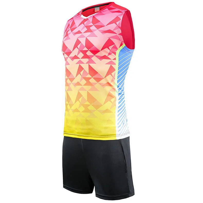 Мужские футболки для волейбола шорты и топы без рукавов женская мужская