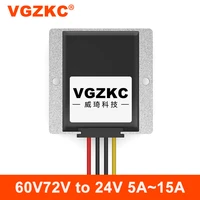 vgzkc 60v72v to 24v dc power supply module 30 85v down 24v vehicle voltage regulator module dc dc converter