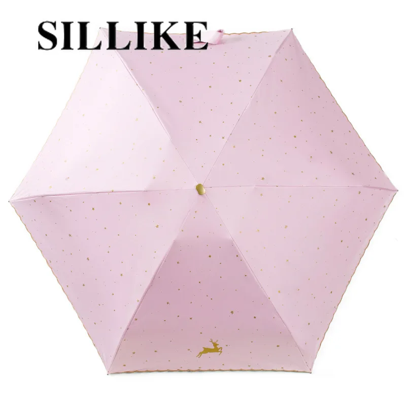 

Mini Goldeer Ultra-Light Small Vinyl Mini Sunshade Parasol UV-Proof Umbrella Dual-Use 50% OFF Pocket Umbrella