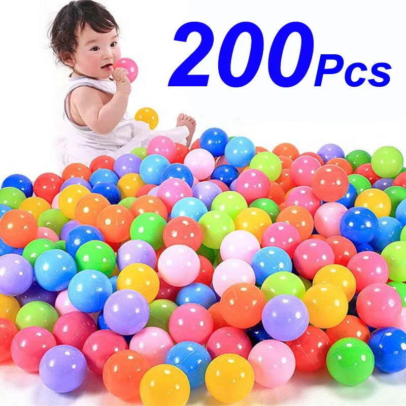 

100/150/200PCS Outdoor Sport Ball Colorful Soft Water Pool Ocean Wave Ball Baby Children Funny Toys Eco-Friendly Str Air Ball
