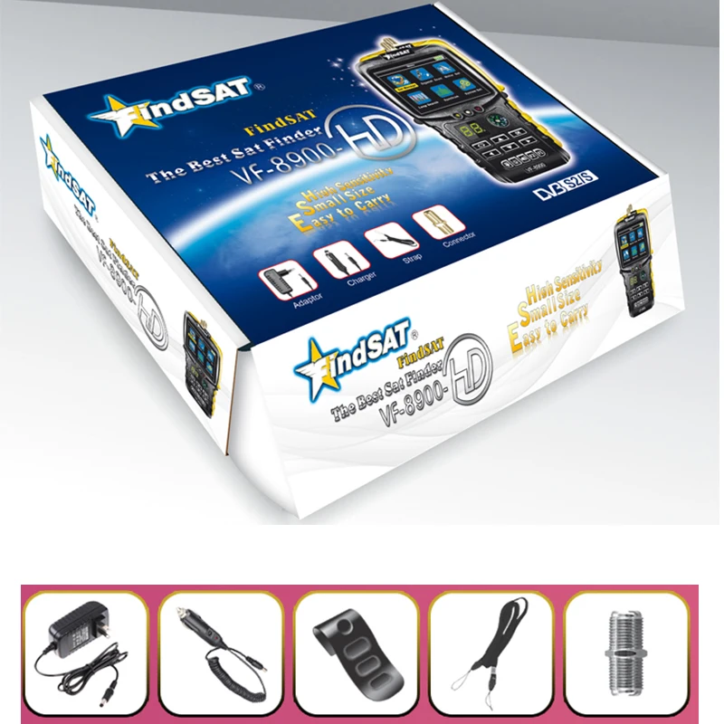 Справочный прибор для спутникового приемника DVB S2/DVB S устройство обнаружения