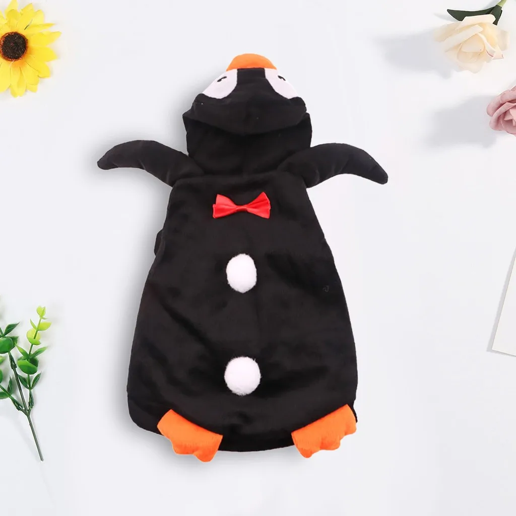 Одежда для собак Пингвин трансформируется одежда кошка пальто собаки щенка