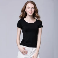s 5xl woman cotton t shirt summer 2022 casual short sleeve o neck tops tees slim thin pullovers base t shirts female
