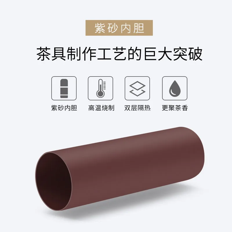 

and women's water cup filter tea cup purple sand inner liner heat preservation cup German style heat preservation cup