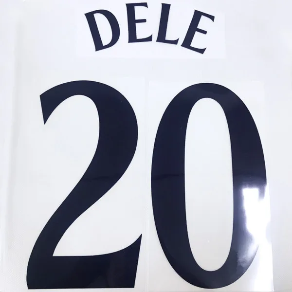 19-20 Кейн сын Эриксен DELE LUCAS Вертонген Льорис подмигивает ALDERWEIRELD пользовательские namesets футбольные значки патч - Цвет: DELE