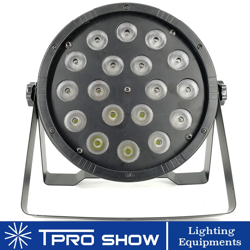 

Wedding Party Decor Light 18X12W RGBW LED PAR Light Dmx LED Wash Light Colors Strobe Dimming Stage Professional Dj Equipment